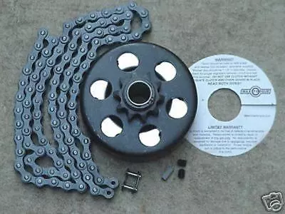 Minibike Parts Go Kart 3/4  Bore Clutch & 4 Ft. Chain #41 • $47.94