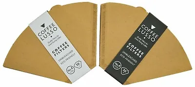 Size 4/No.4/1x4 Coffee Filter Papers Eco Friendly Cone Shaped By Coffee Lusso • £5.95