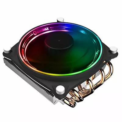 Game Max CPU Cooler Gamma 300 Rainbow RGB Heatsink Aura Sync LED Fan Low-Profile • £28.62