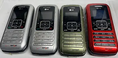Lot Of 4 LG EnV / Envy VX9900 Silver Green Red Verizon Cell Phone Untested Parts • $79