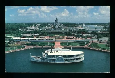 Postcard Disney World The Magic Kingdom Steamboat. U • $3.99