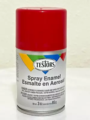 Testors Spray Paint  ~  Red Metallic Flake ~  1629T Enamel 3oz Rust-Oleum Hobby • $8.75