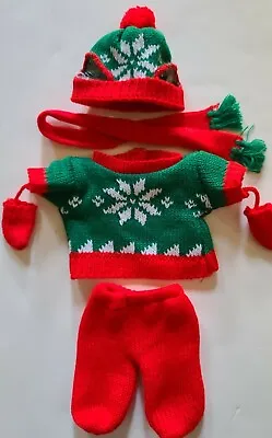 $7.75 • Buy Treasured Toggery Christmas Teddy Bear Clothing Outfit Winter Sealed NEW NOS