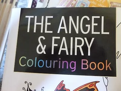 1 Art Therapy Angel & Fairy Colouring Book Adult Or Older Children • £5