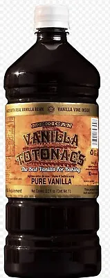 Mexican Vanilla Totonac's Pure Vanilla Flavoring 33.2 Fluid Ounce NEW • $19.99