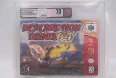 🔥 Destruction Derby  N64 Nintendo 64 Factory New Sealed 70  VGA Wata • $2999.99