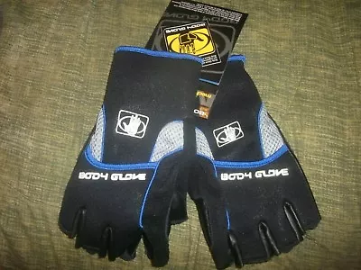 New Body Glove Half Finger Mechanic Style Gloves  Size Large (B88) • $3.99