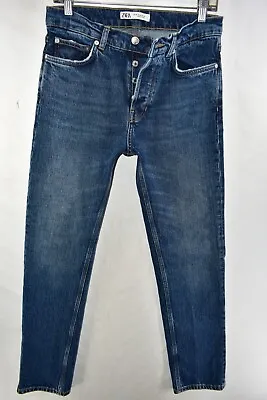 Zara Man Slim Stretch Jeans Mens Size 30 Blue Meas. 30x30.5 • $22.99