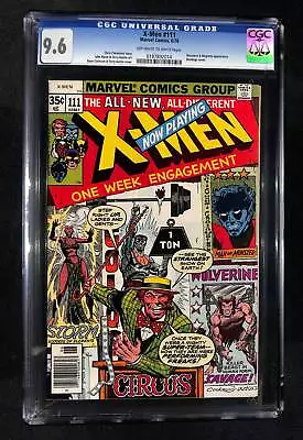 X-Men #111 CGC 9.6 Bondage Cover Magneto Appearance Classic Comic Book Marvel • $173