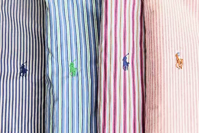 Ralph Lauren Men's Lot Of 4 Long Sleeve Multicolored Dress Or Casual Shirts L • $78.99