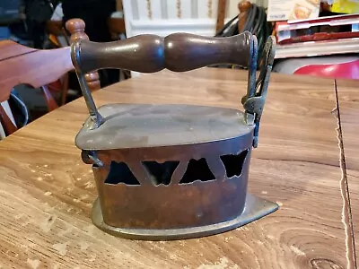 Antique Brass Coal Iron Primitive Antique 1800's • $19.99