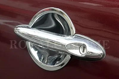CHROME Door Handle Cup Inserts 2x For MINI Cooper S R50 R52 R53 R55 R56 R57 • $28.94
