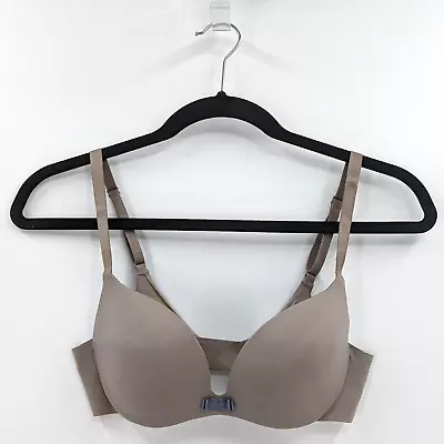 Victoria's Secret Bra Women’s 32B Taupe Gray Plunge • $12.99