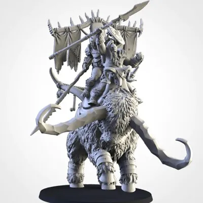 Ogres On Rock Aurochs – Txarli Factory Miniatures 28mm - Ogres • £20