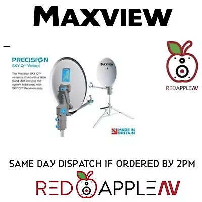 Maxview Precision 55cm Portable Tripod Satellite Dish System SKY Q™ Compatible • £279.99