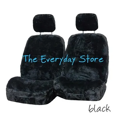 Mazda CX-9 All Years Genuine Sheepskin Car Seat Covers Pair 22MM TC Airbag Safe • $235