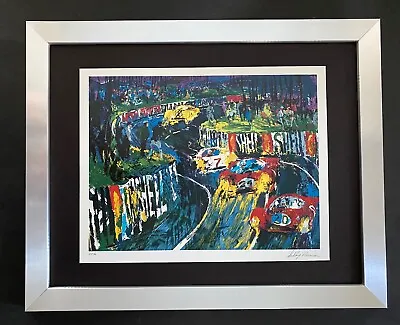 LeRoy Neiman   24 HOURS LEMANS   Signed Pop Art Mounted And Framed In New 11x14 • $149