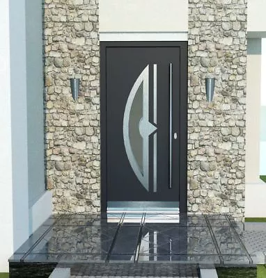 Front Door Modern Solid External  Aluminium With UPVC WH75 NY2010 Entrance  Door • £1199