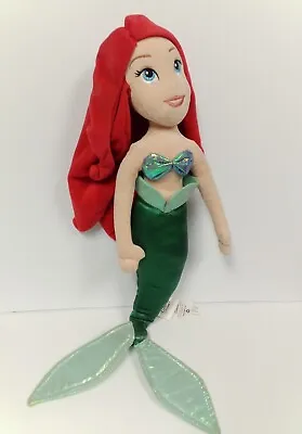 Disney Store Little Mermaid  Princess Ariel Soft Plush Doll Toy 20” • $9.99