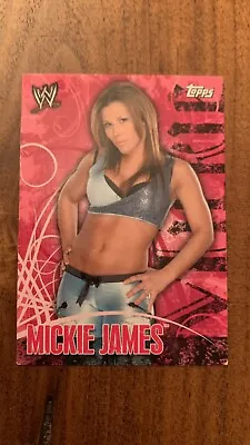 Wwe Wwf Mickie James Topps 2007 Face Off Wrestling Trading Card 75 Aew Nxt • $12