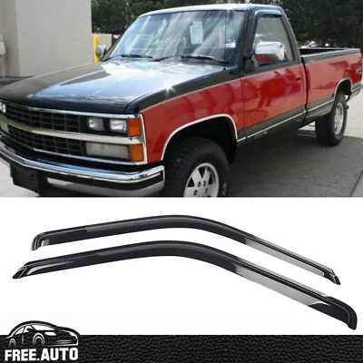 For 88-98 Chevy GMC C1500 K1500 Window Visor Sun Rain Deflector Guard 2PCS Set • $27.50