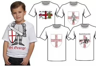 £2.75 • Buy St Georges Day England Shield Iron On T Shirt Transfer Choice