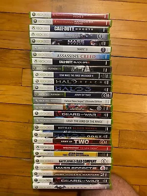 Xbox 360 Games - Tested - Very Good Condition - Most W/ Original Manuals & Cases • $9.99