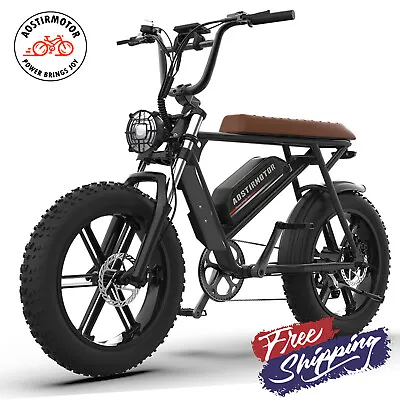 Electric Bike 20  750W 48V E Mountain Bicycle Fat Tire Ebike 7Speed For Adults • $899