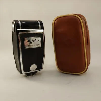 Vintage Agfa Aktiengesellschaft Camera 6076 Folding Flash W/Case. Not Tested. • $6