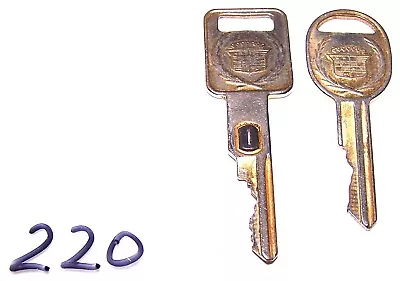 Cadillac Gold Plated Vintage Keys (220) • $17.99