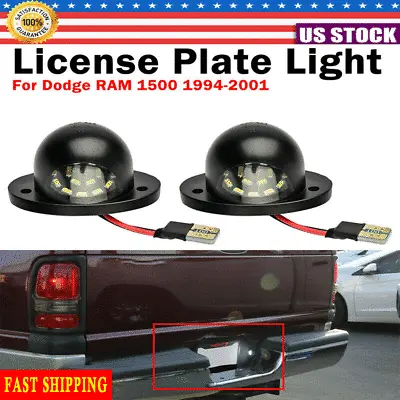 $14.18 • Buy For Dodge RAM 1500 2500 3500 1994-2002 Full LED License Plate Light Lamp NEW CT