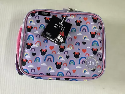 Disney Mnnie Mouse Lunch Box Kit New Simple Modern Kids Ice Pack 2 Lunch Bags • $14.99