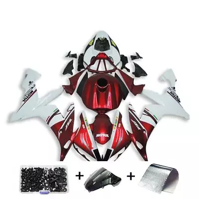 FSM Red Injection Bodywork Fairing Fit For Yamaha YZF R1 2004-2006 Body Kit J003 • $380.99