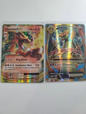 Pokémon Mega M Charizard EX (101/108) + Charizard EX (12/108) XY Evolutions MINT • $80