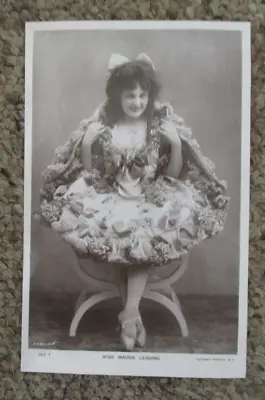 Edwardian Theatre Actress 1900s Postcard - Madge Lessing  (Rotary) RP • £2