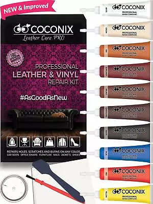 Coconix Vinyl And Leather Repair Kit - Restorer Of Your Furniture Jacket Sofa • $27.22