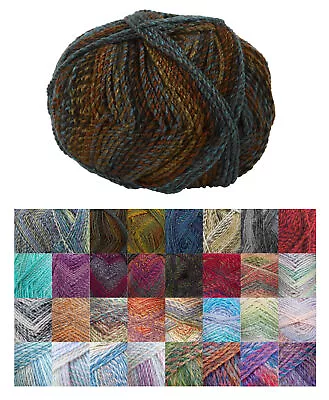 Marble Chunky Knitting Yarn James Brett Soft Machine Washable Acrylic Craft Wool • £8.30