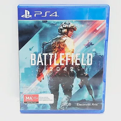 Battlefield 2042 - Sony PlayStation 4 PS4 Game VGC Complete + Free Postage • $14.95