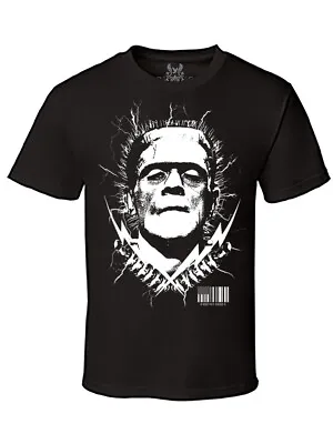 New Men's Printed Graphic Design Halloween Frankenstein Costume Gift Art Tshirt • £16.14
