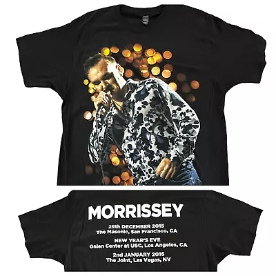 MORRISSEY Special Tour T-Shirt 2015/2016 Smiths NYE USC VEGAS L NWOT *RARE* • $65