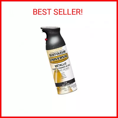 Rust-Oleum 271473 Universal All Surface Metallic Spray Paint 11oz Flat Soft Iron • $12.32