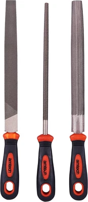 £6.99 • Buy 3pc Engineers File Set 20cm Blade Comfort Grip