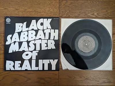 BLACK SABBATH Master Of Reality 1971 Japan 1st Press LP SFX-7400 Vertigo Swirl • $78.99