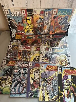 MAGNUS ROBOT FIGHTER Lot Of 38 1991 VALIANT COMICS LOT Assorted Bagged • $119.99