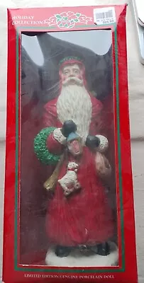 Vintage Collectible Midwest Importers Father Christmas Santa Figurine - 1990 • $20