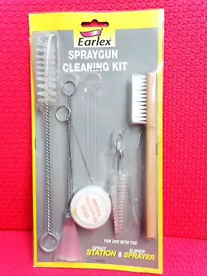 Earlex Spray Gun Cleaning Kit 7 Pieces - Pipes - Nozzle - Guns • £12.95