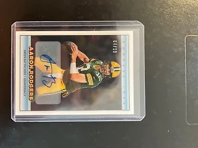 Aaron Rodgers 2022 Donruss Clearly Football 1992 Auto #/10 Packers Ssp • $275