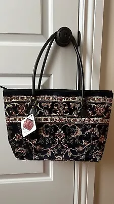 Made By Carpet Vintage Style Carpet Tote Palace Navy NWT • $120