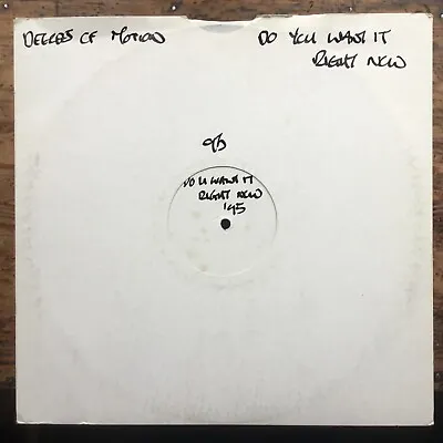 Degrees Of Motion Do You Want It Right Now Ep 12  Vinyl Record Promo • £9.99