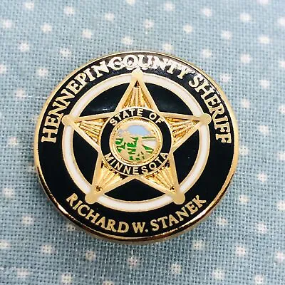 Minnesota Hennepin County Sheriff Badge Lapel Tac Pin - Richard Staner • $9.99